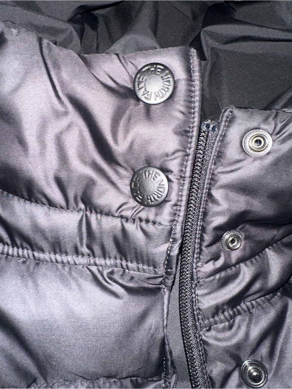 The North Face Black Quilted Puffer Vest with Logo - Picture 7 of 9